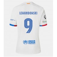 Pánský Fotbalový dres Barcelona Robert Lewandowski #9 2023-24 Venkovní Krátký Rukáv